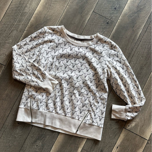 Ariat Cowgirl Side Zip Crewneck Pullover