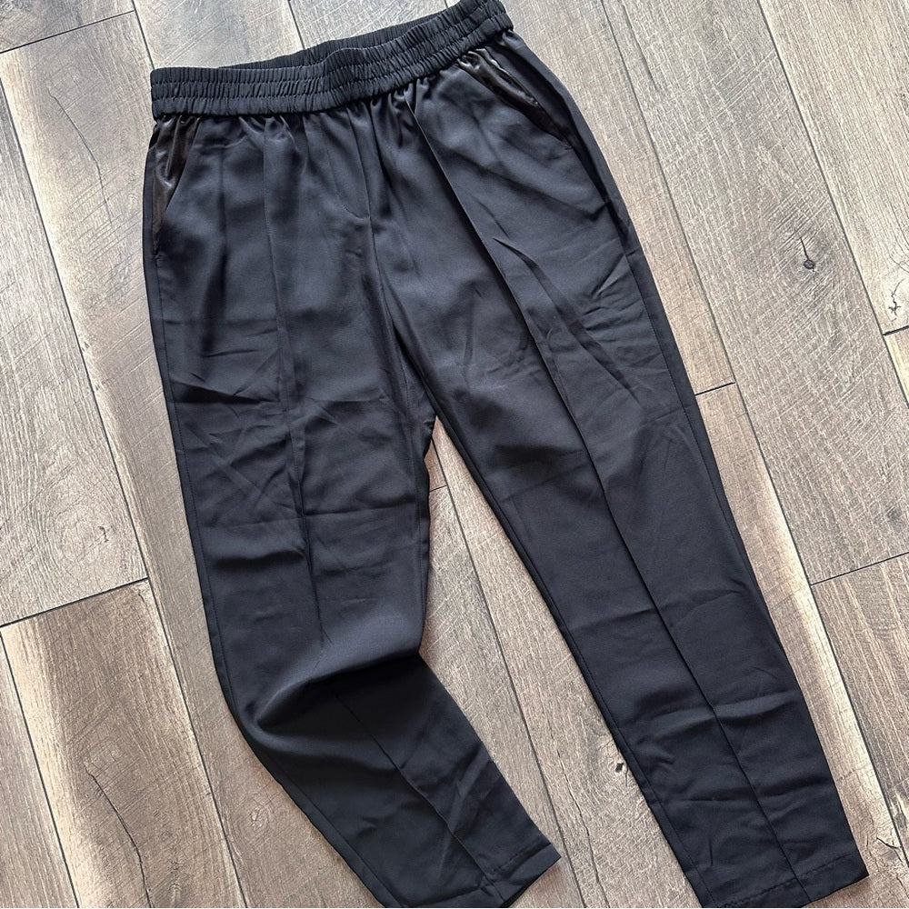 Metaphor Black Straight Leg Dress Pants