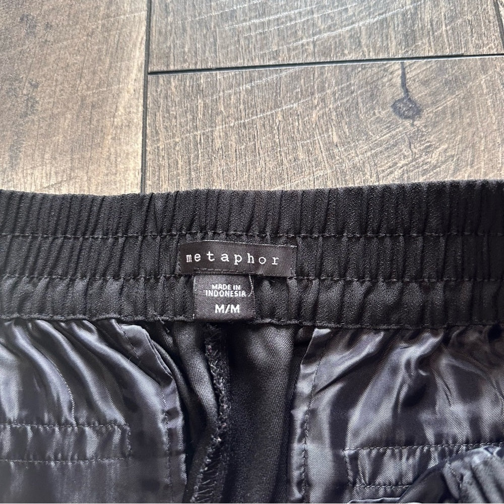 Metaphor Black Straight Leg Dress Pants