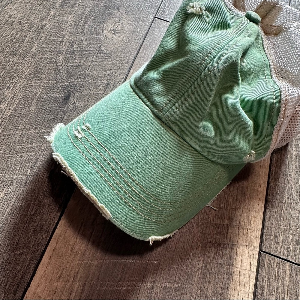 Headmost Distressed Baseball Hat *adjustable