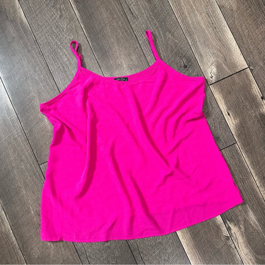 Ofeefan Pink Loose Fit Tank Top