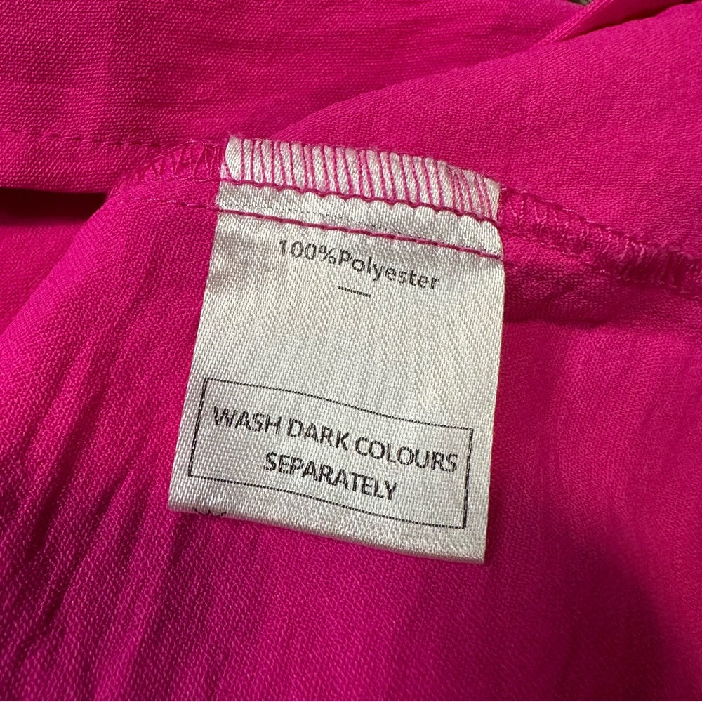 Ofeefan Pink Loose Fit Tank Top