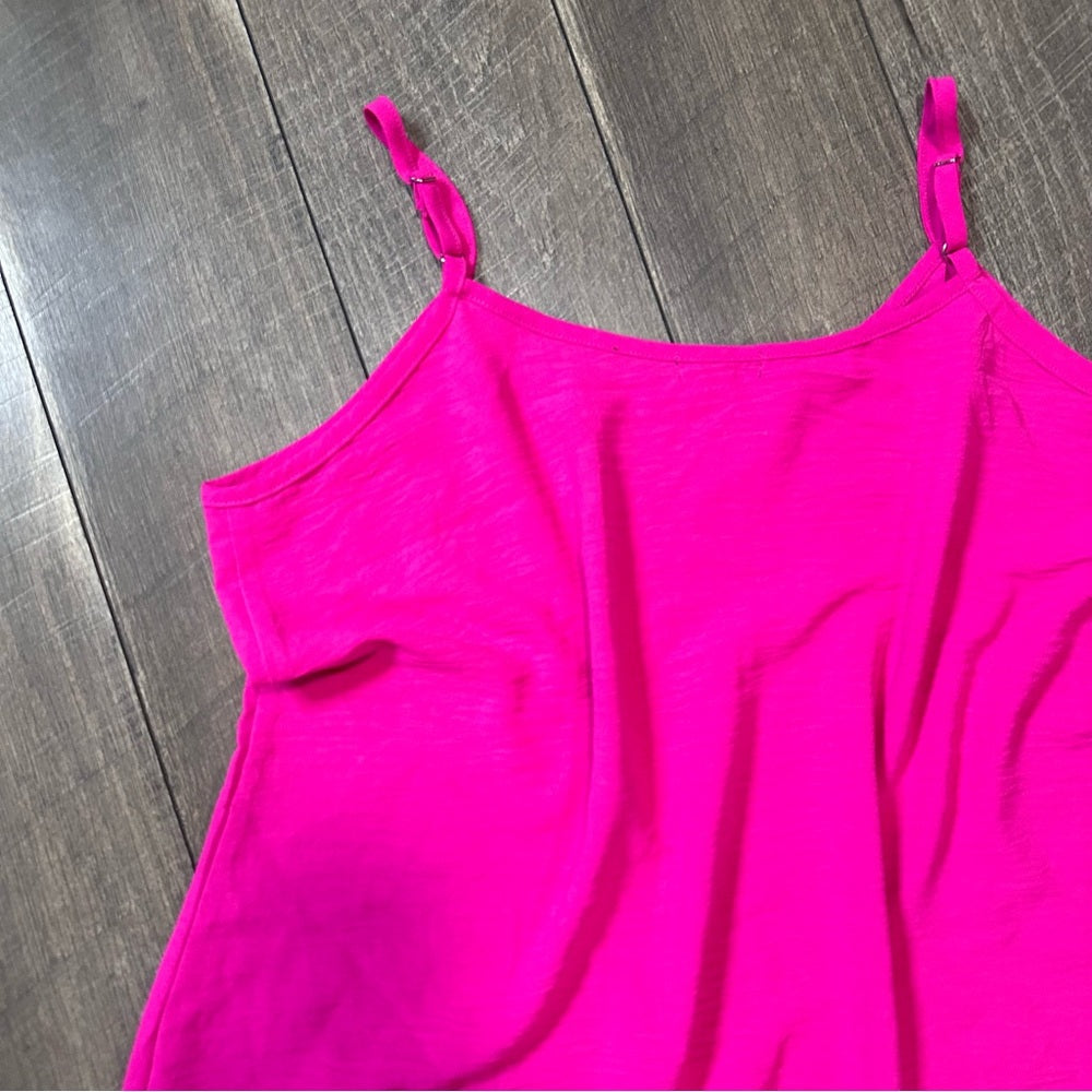 Ofeefan Pink Loose Fit Tank Top