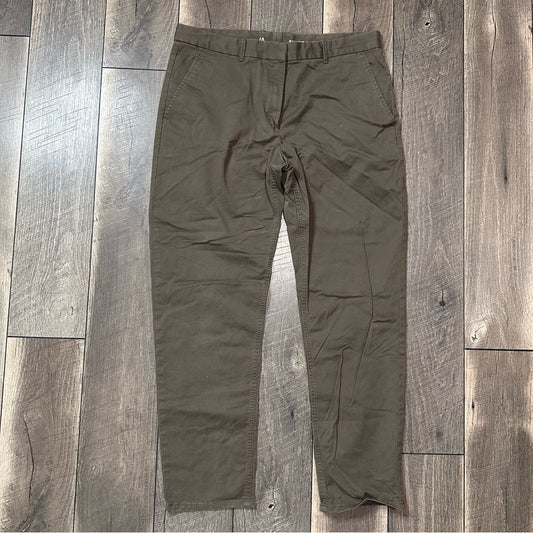 Gap Olive Broken In Straight Khakis