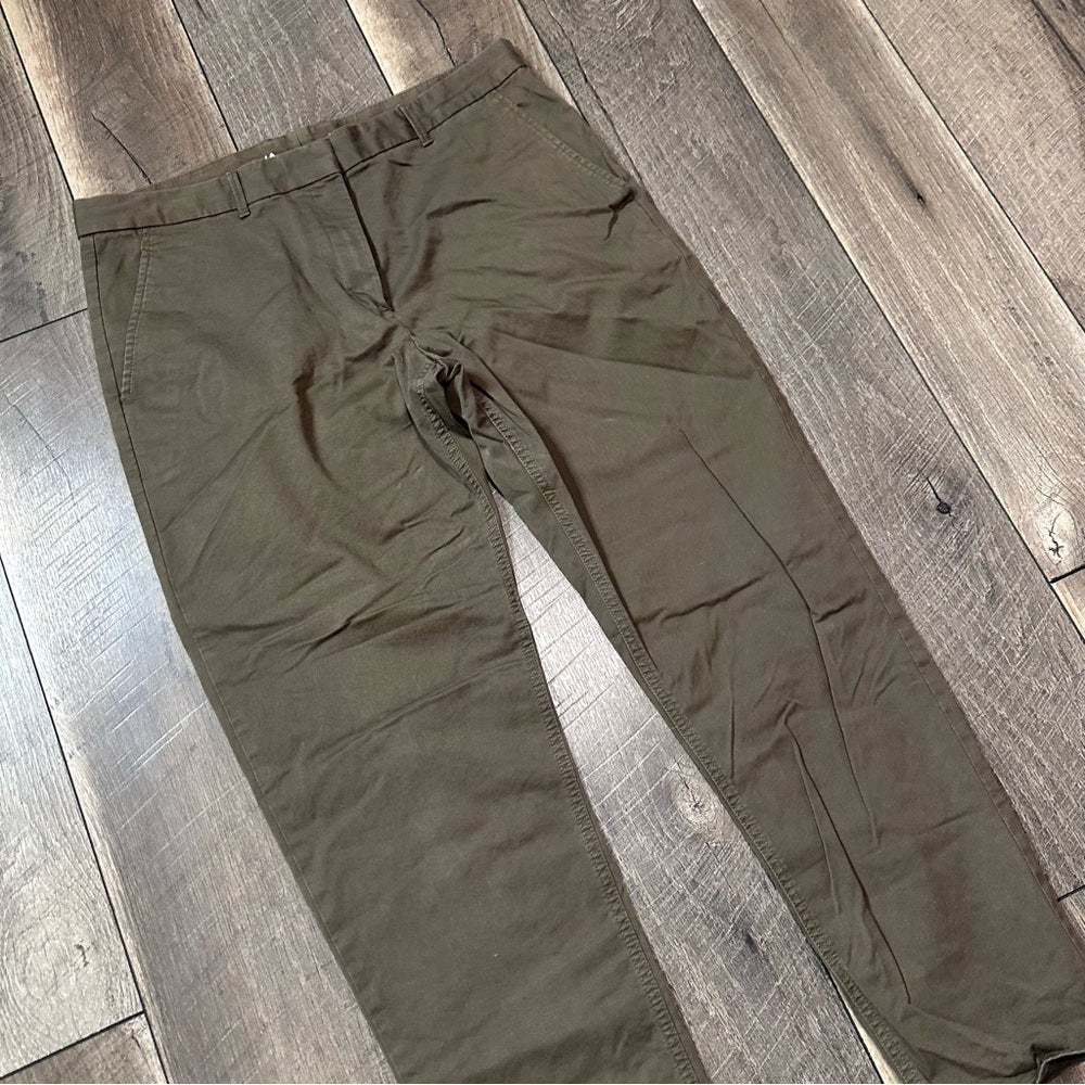 Gap Olive Broken In Straight Khakis
