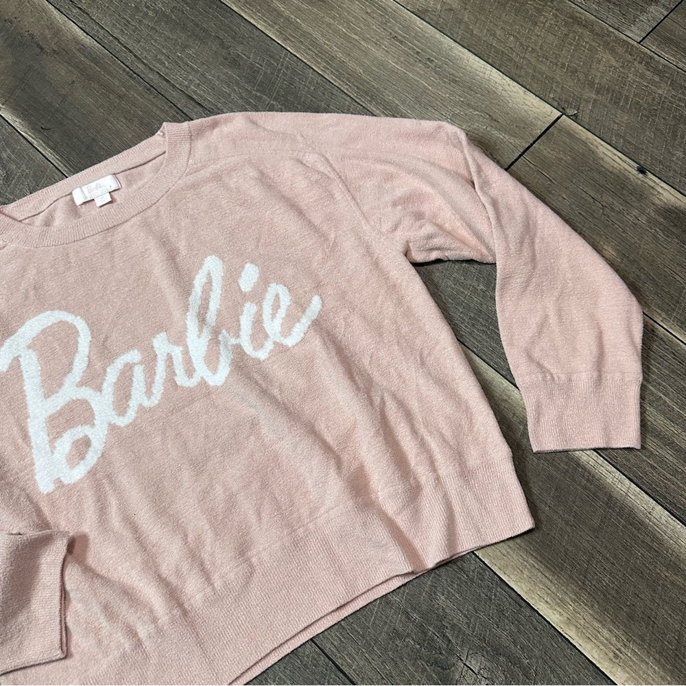 Barbie x Barefoot Dreams CozyChic Crewneck