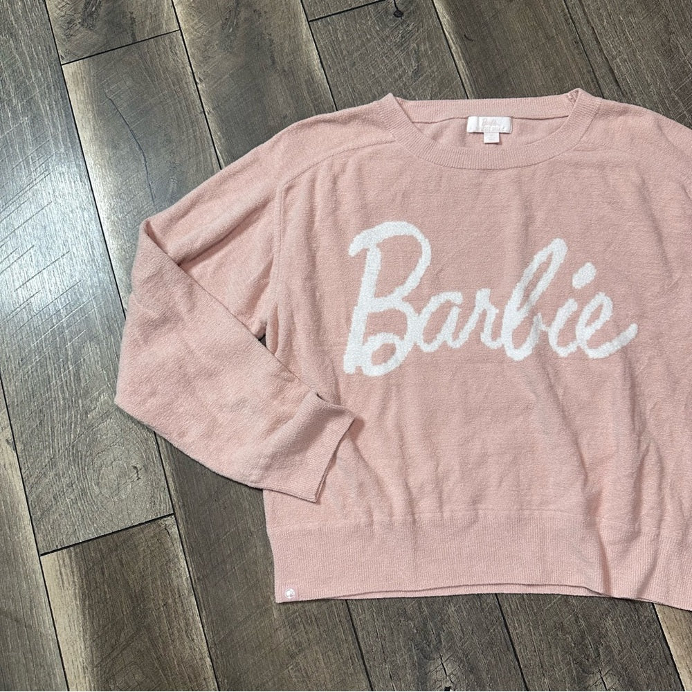Barbie x Barefoot Dreams CozyChic Crewneck