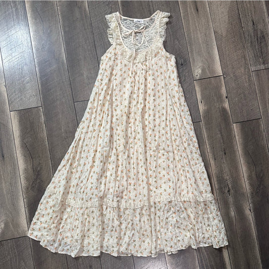 In Loom Cottage Core Maxi Dress