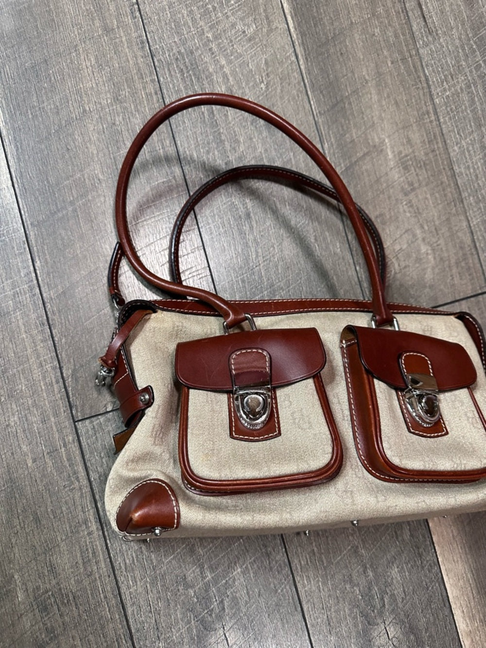Dooney & Bourke Double Pocket Satchel
