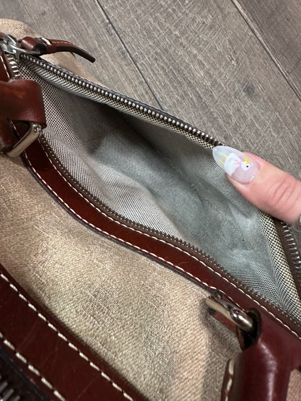 Dooney & Bourke Double Pocket Satchel