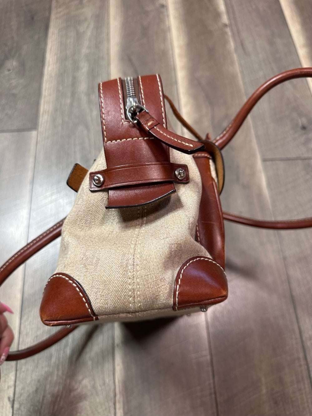 Dooney & Bourke Double Pocket Satchel