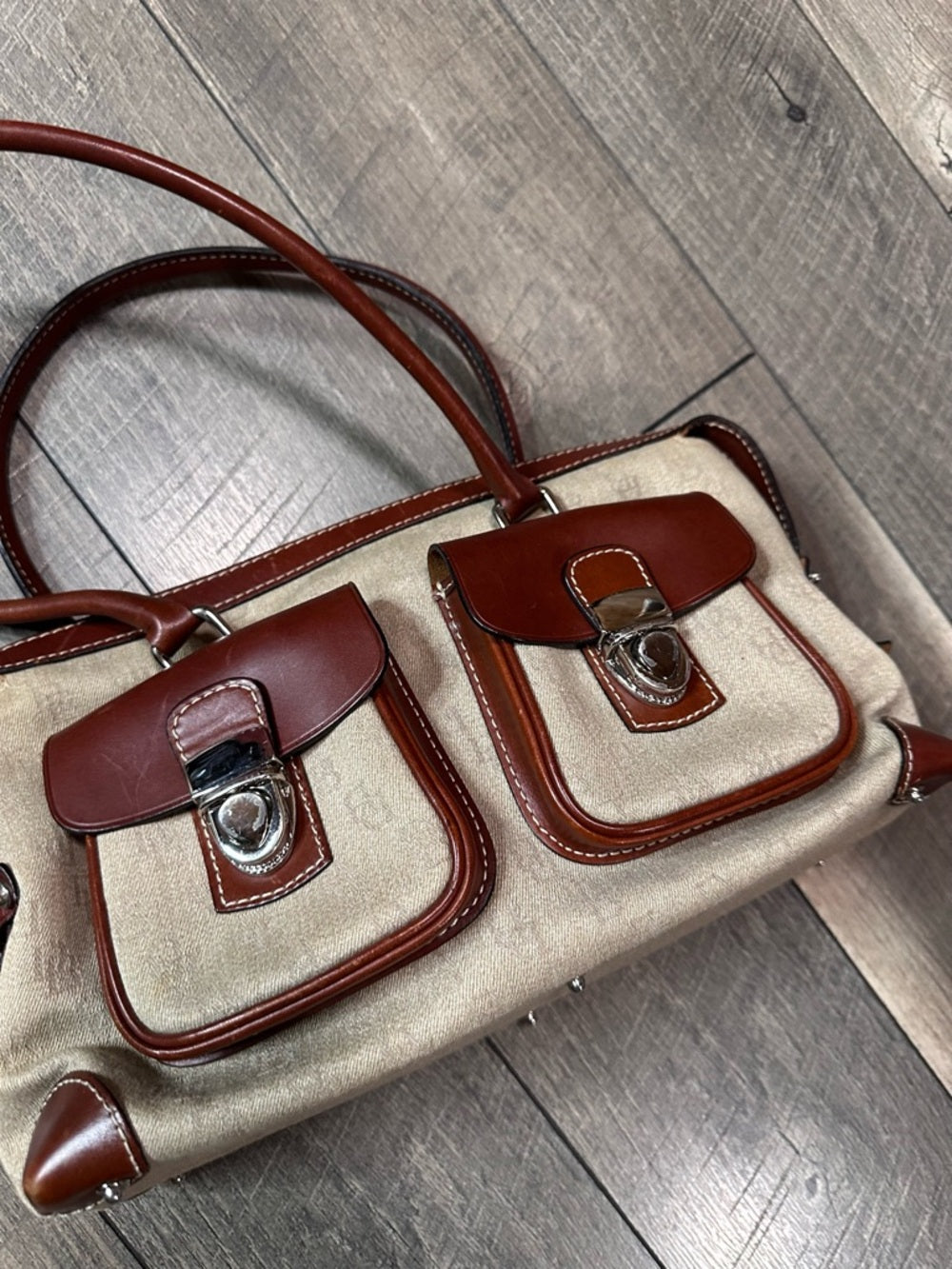 Dooney & Bourke Double Pocket Satchel