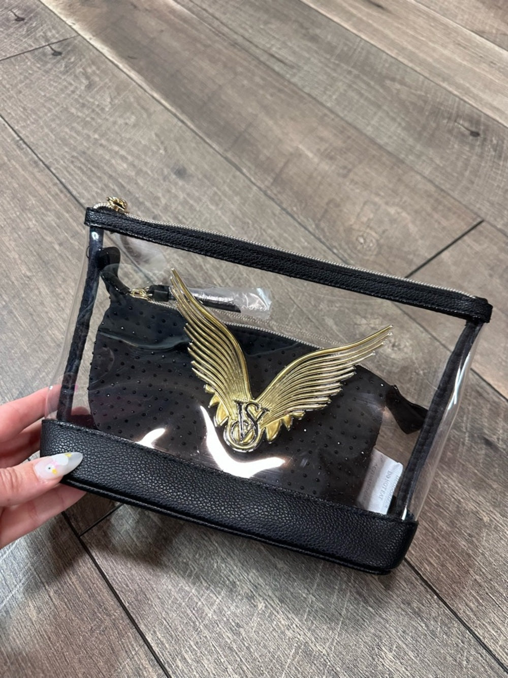 Victoria’s Secret Clear Cosmetic Bag + Mini Zip Bag