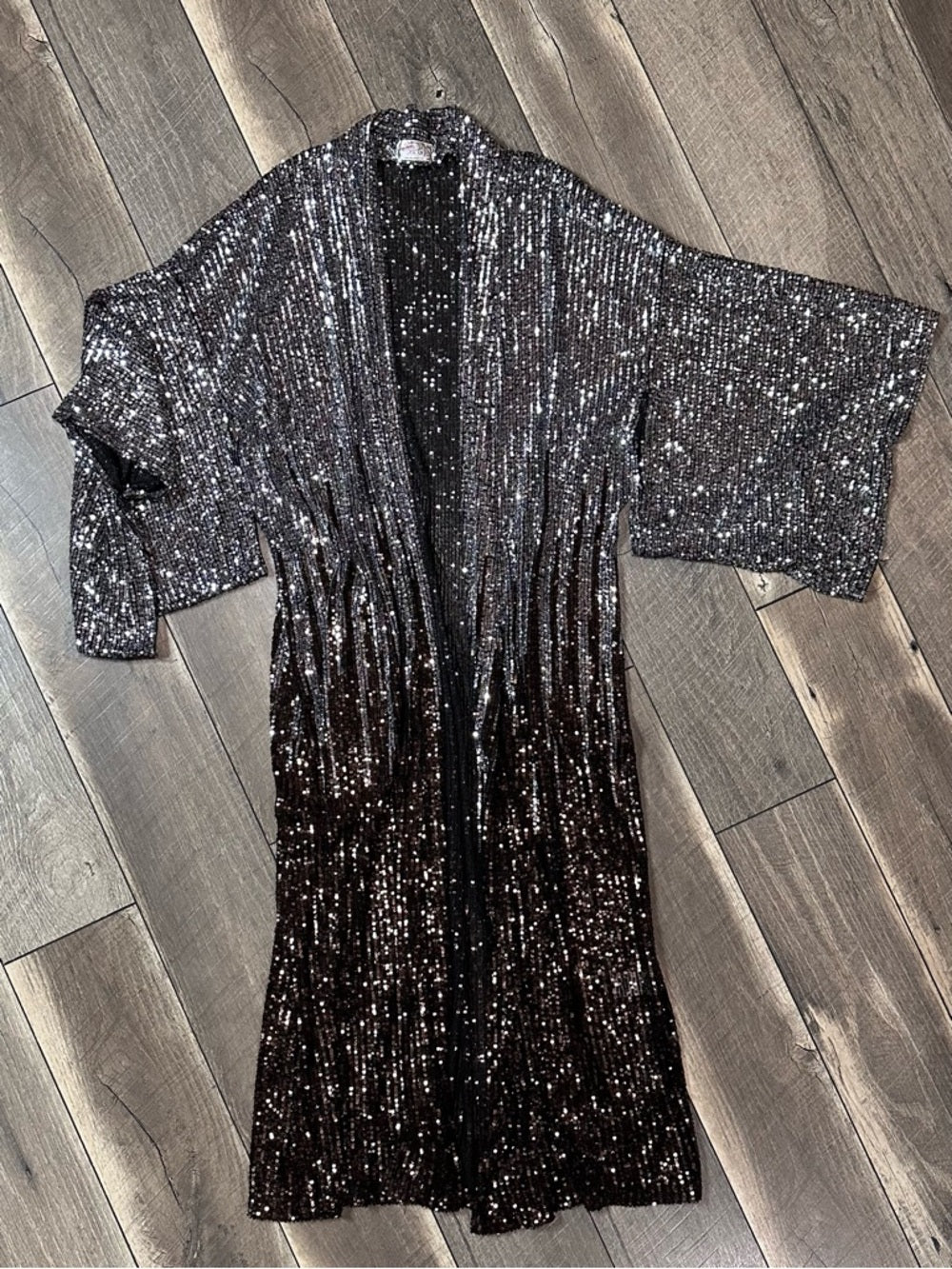 Free People Party On Sequin Kimono