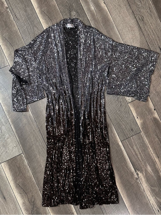 Free People Party On Sequin Kimono