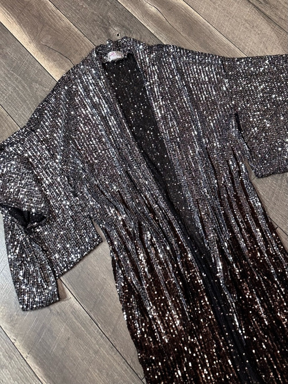 Free People Party On Sequin Kimono