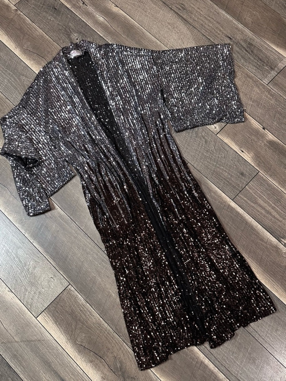 Free People Party On Sequin Kimono