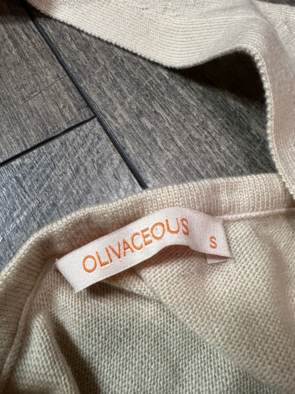 Olivaceous Halter Lightweight Sweater Tank Top