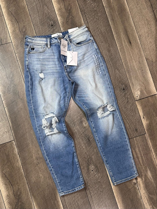 KanCan Hi Rise Mom Jeans