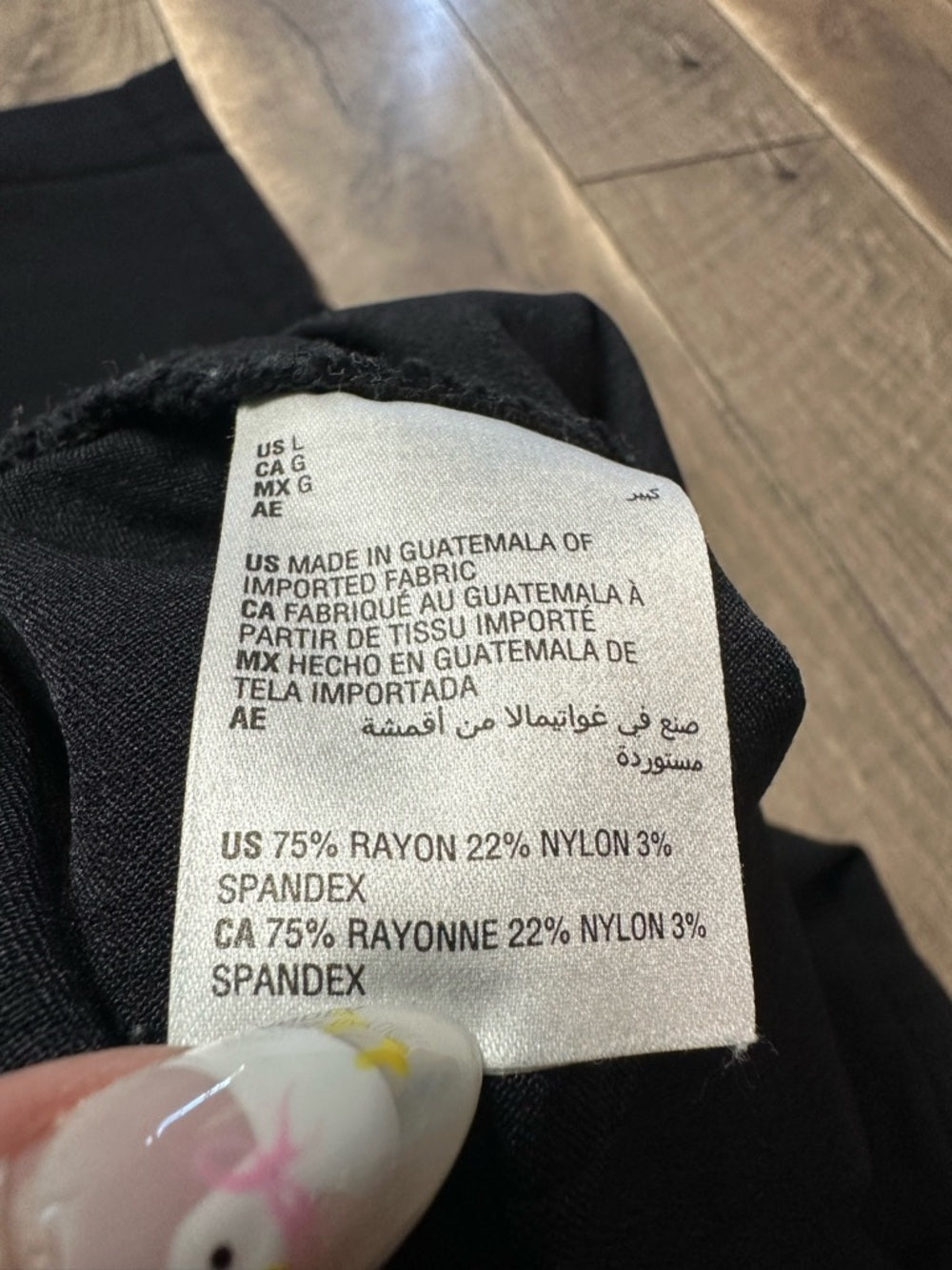 Style & Co Black Capris