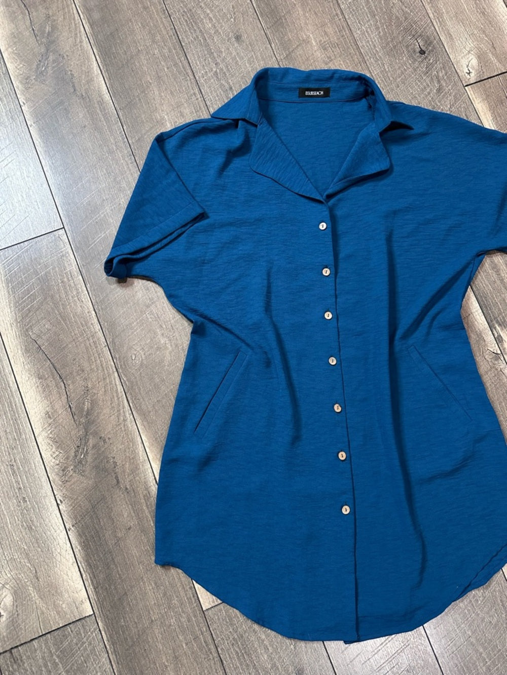 Besubseach Button Down Cover Up Dress