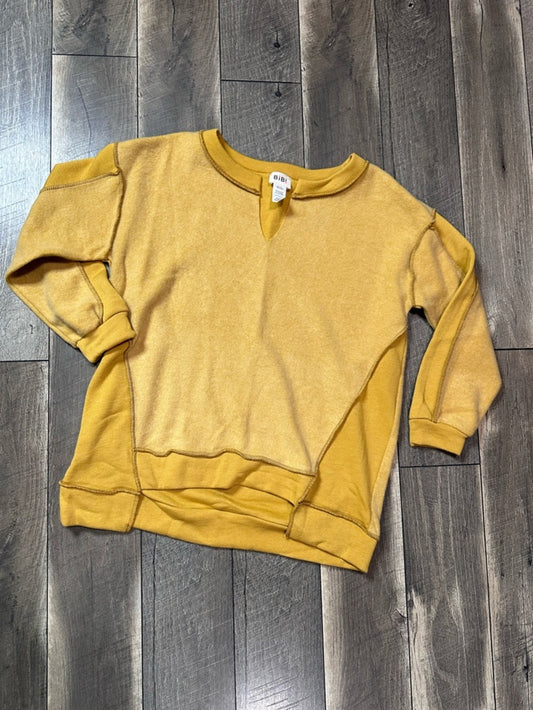 Bibi Yellow Pullover Crewneck