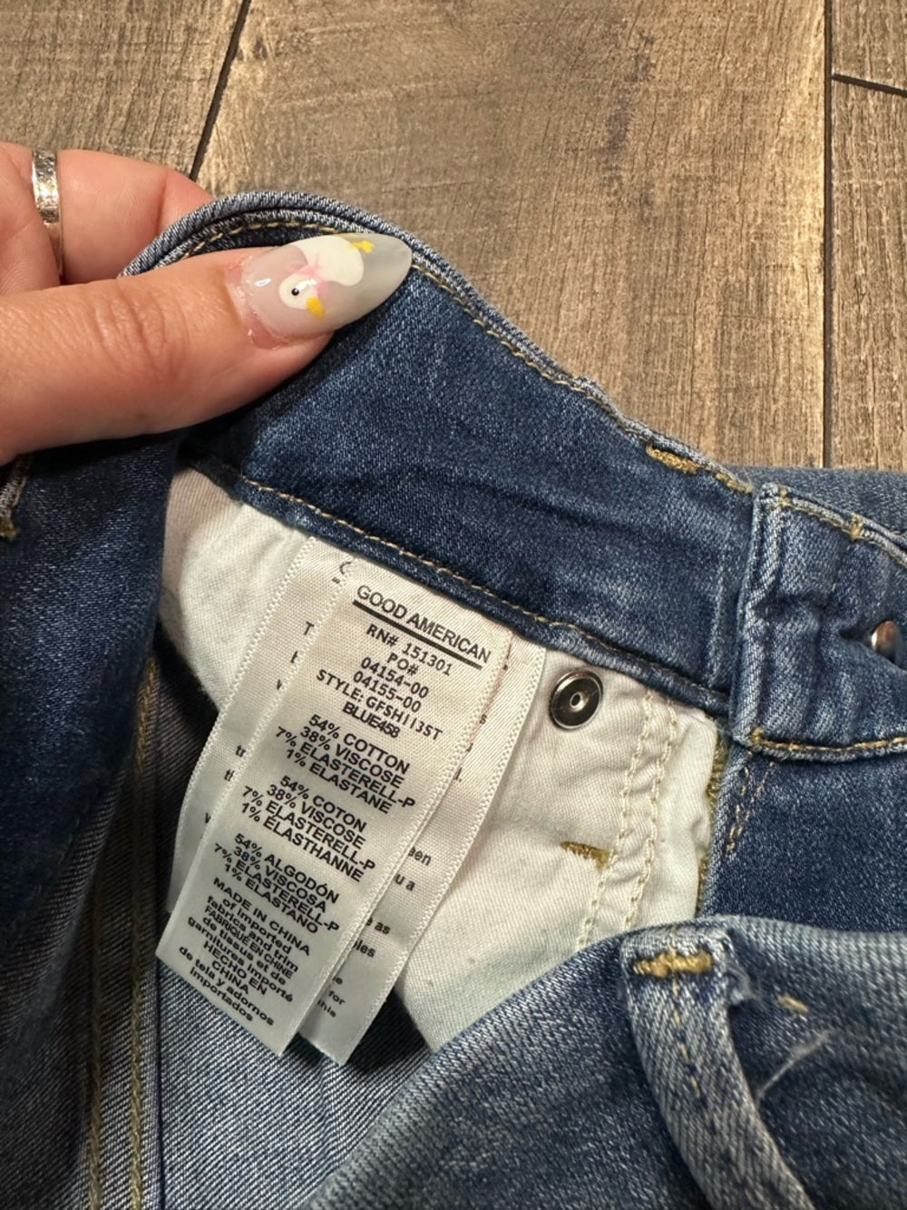 Good American Good Flare Split Hem Jeans
