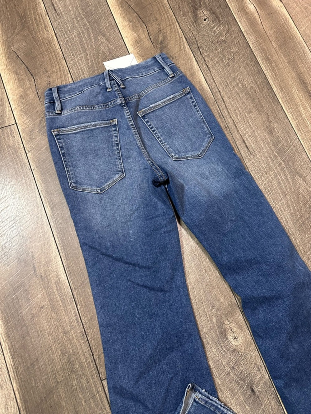 Good American Good Flare Split Hem Jeans