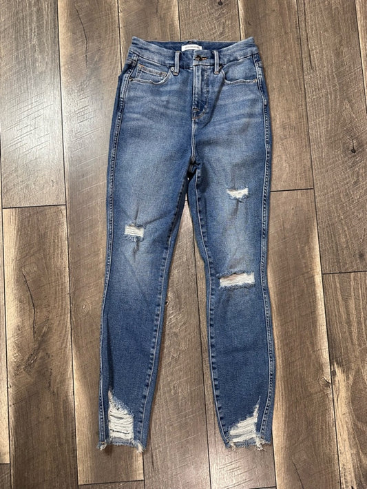 Good American Good Legs Distressed Skinny Jeans