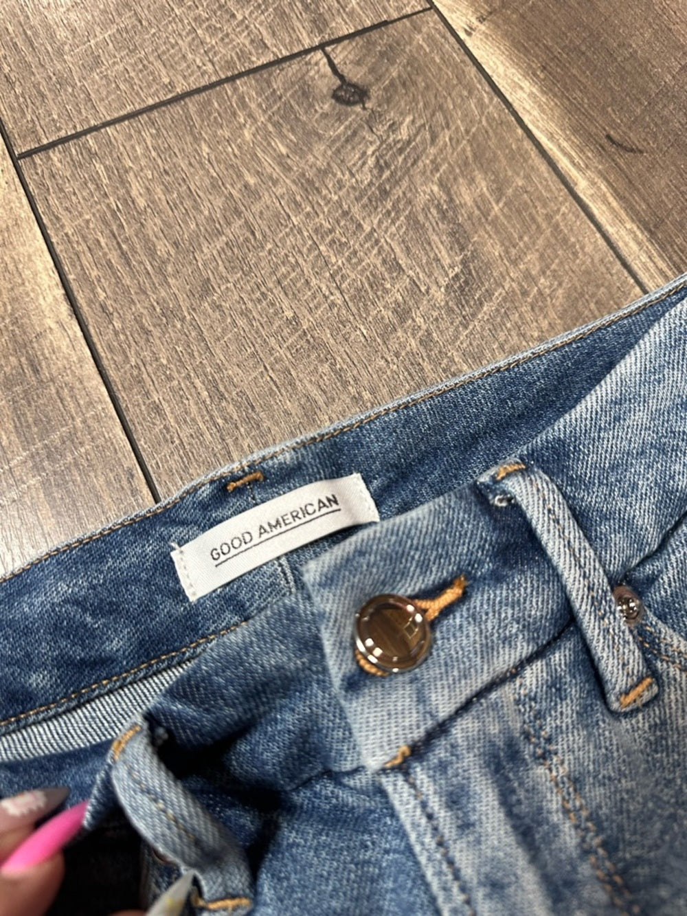 Good American Good Legs Distressed Skinny Jeans