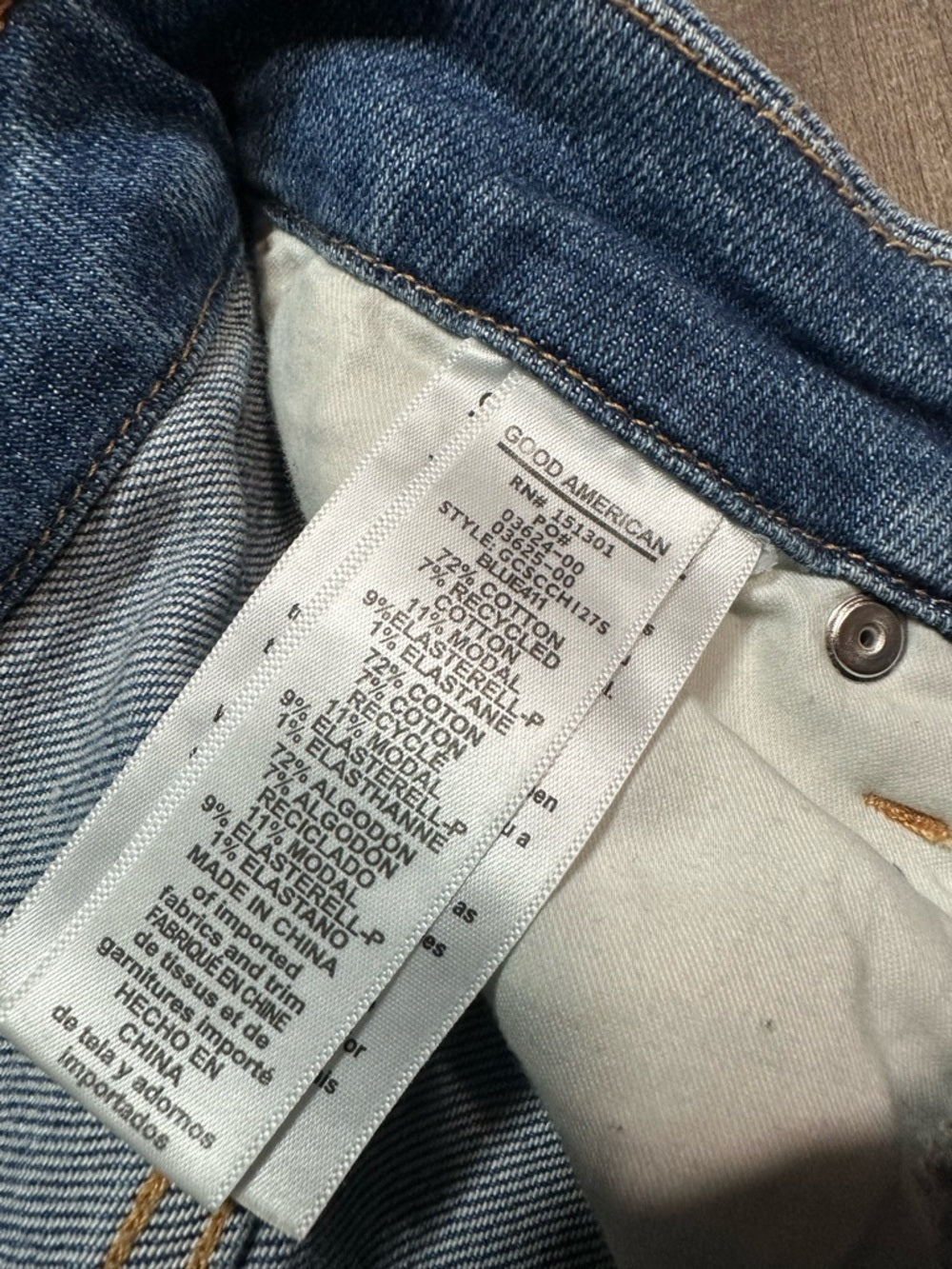 Good American Good Legs Distressed Skinny Jeans