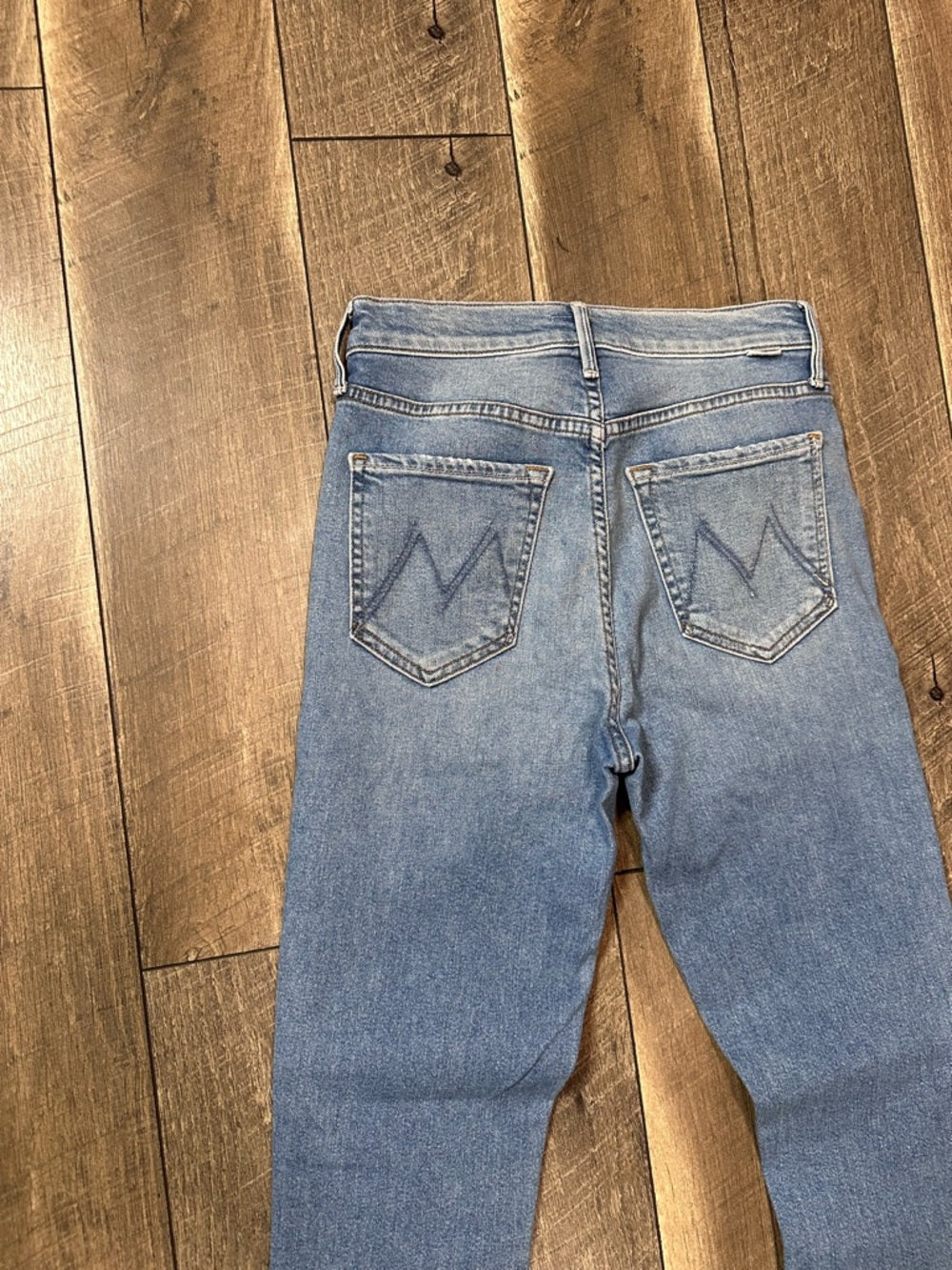 Mother The Pixie Dazzler Ankle Fray Jeans