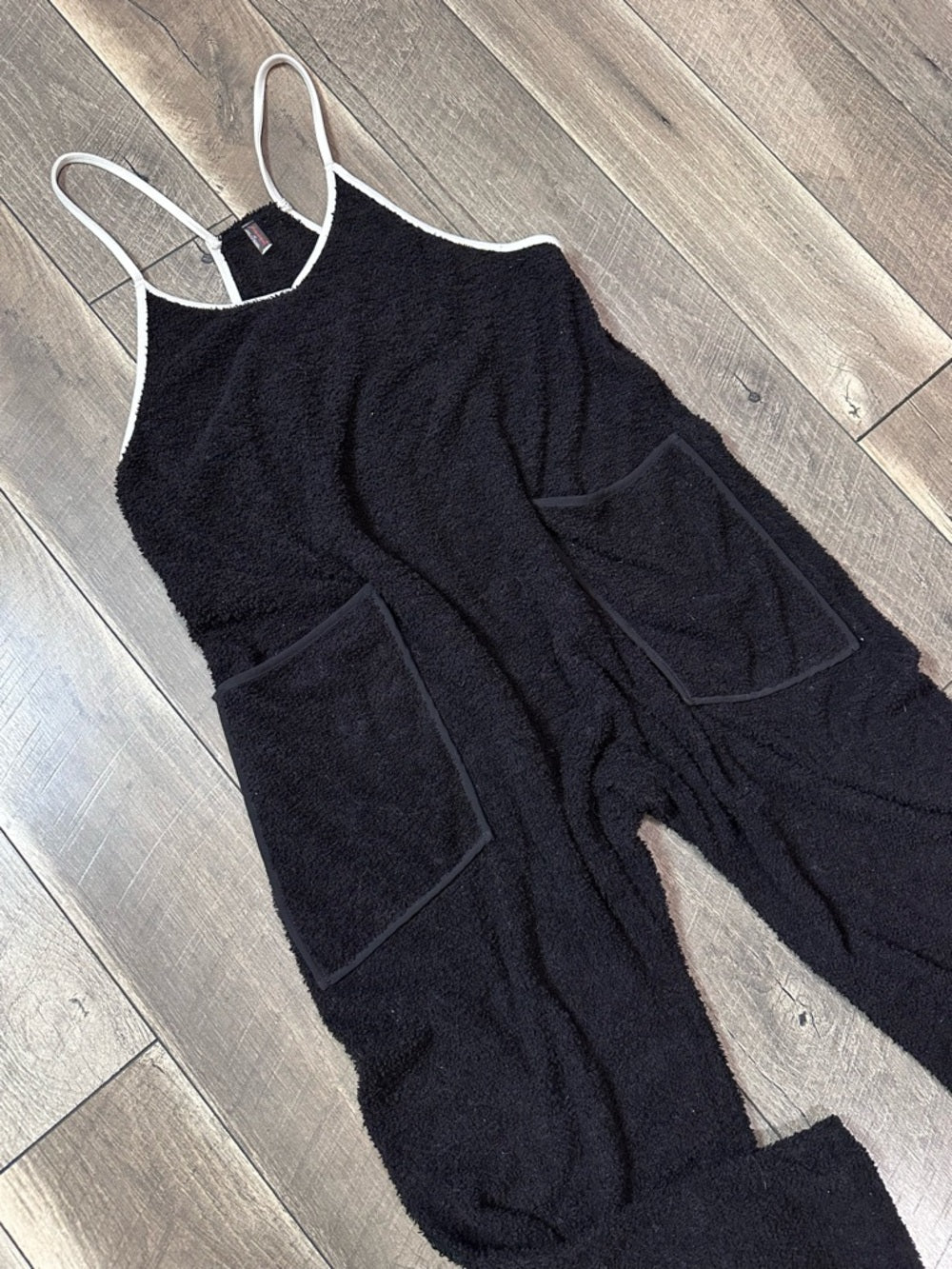 Free People Movement Black Hot Shot Cuddle Up Onesie