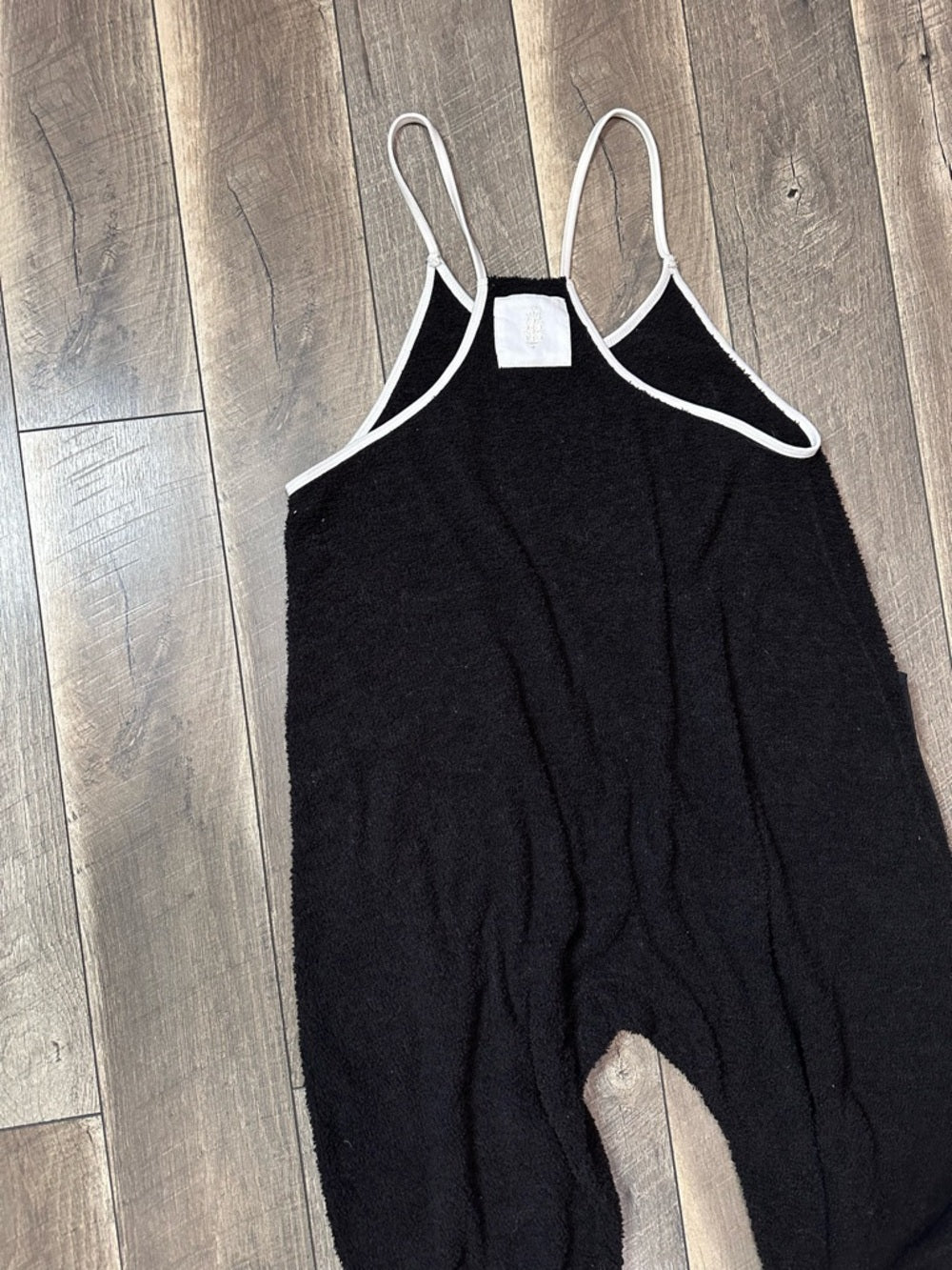 Free People Movement Black Hot Shot Cuddle Up Onesie