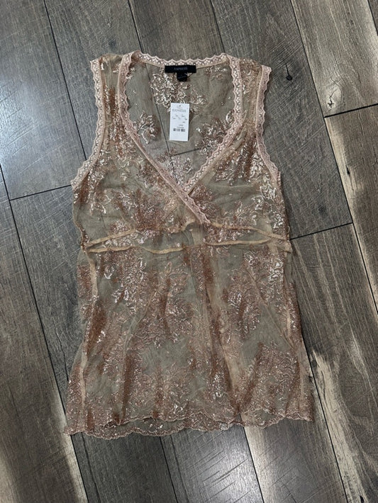 Express Lace Mesh Tank Top