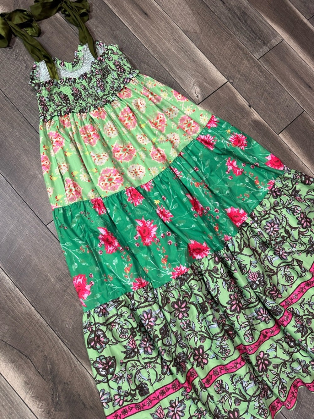 Boutique Maxi Smocked Dress
