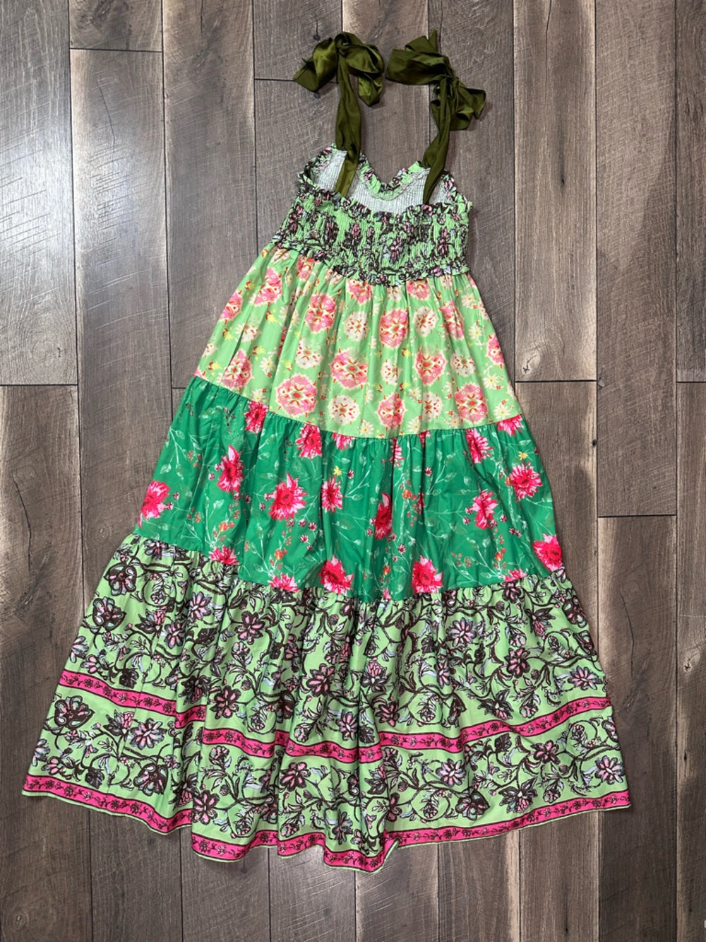 Boutique Maxi Smocked Dress