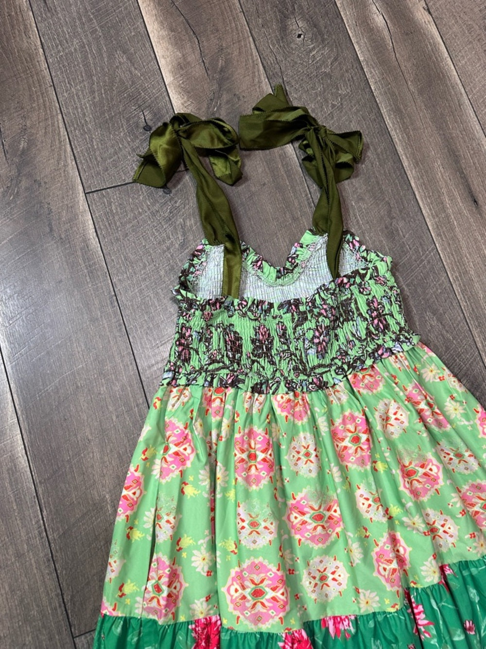 Boutique Maxi Smocked Dress