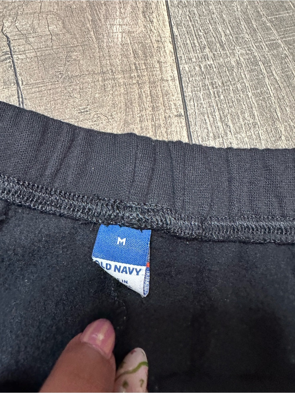 Old Navy Black Wide Leg Sweatpants