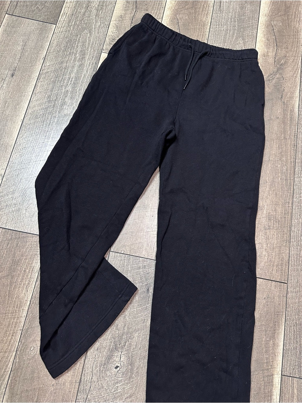 Old Navy Black Wide Leg Sweatpants
