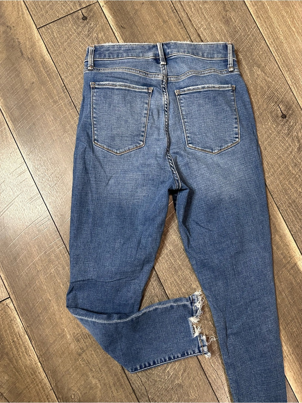 Abercrombie & Fitch Curve Love The Super Skinny Ankle Hi Rise Jeans
