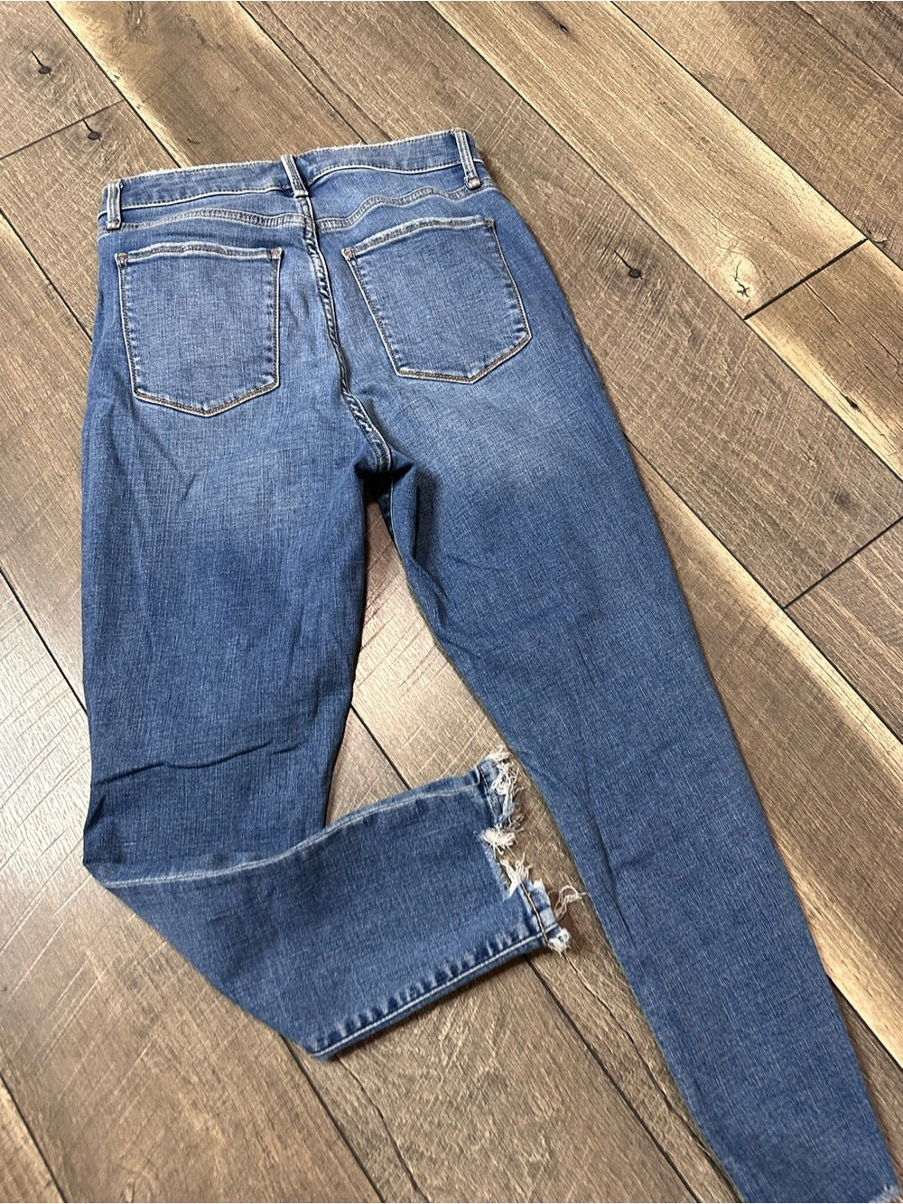 Abercrombie & Fitch Curve Love The Super Skinny Ankle Hi Rise Jeans