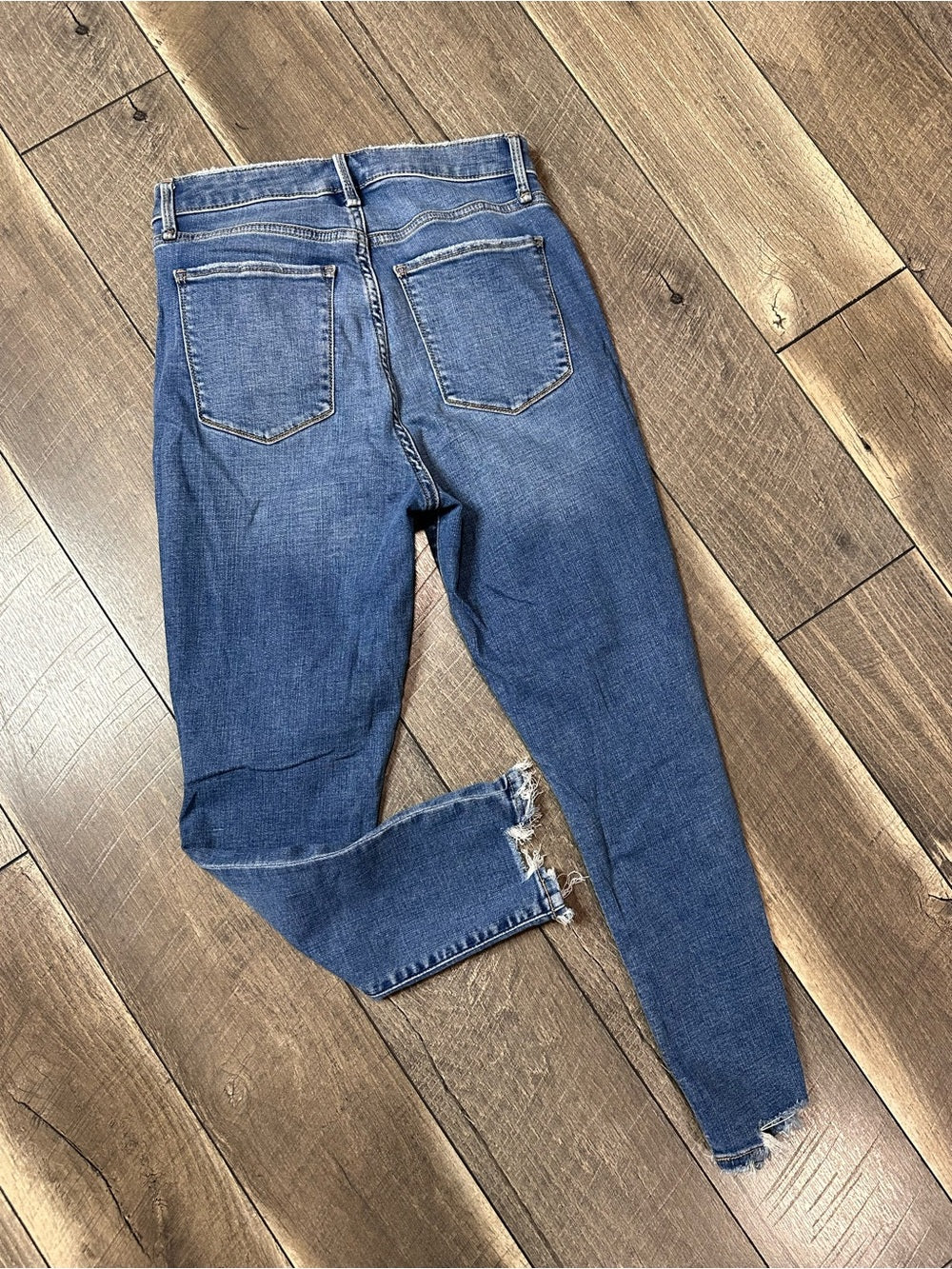 Abercrombie & Fitch Curve Love The Super Skinny Ankle Hi Rise Jeans