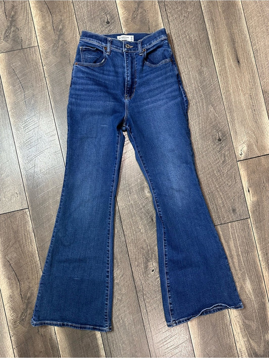 Abercrombie & Fitch Curve Love The Flare Ultra Hi Rise Jeans