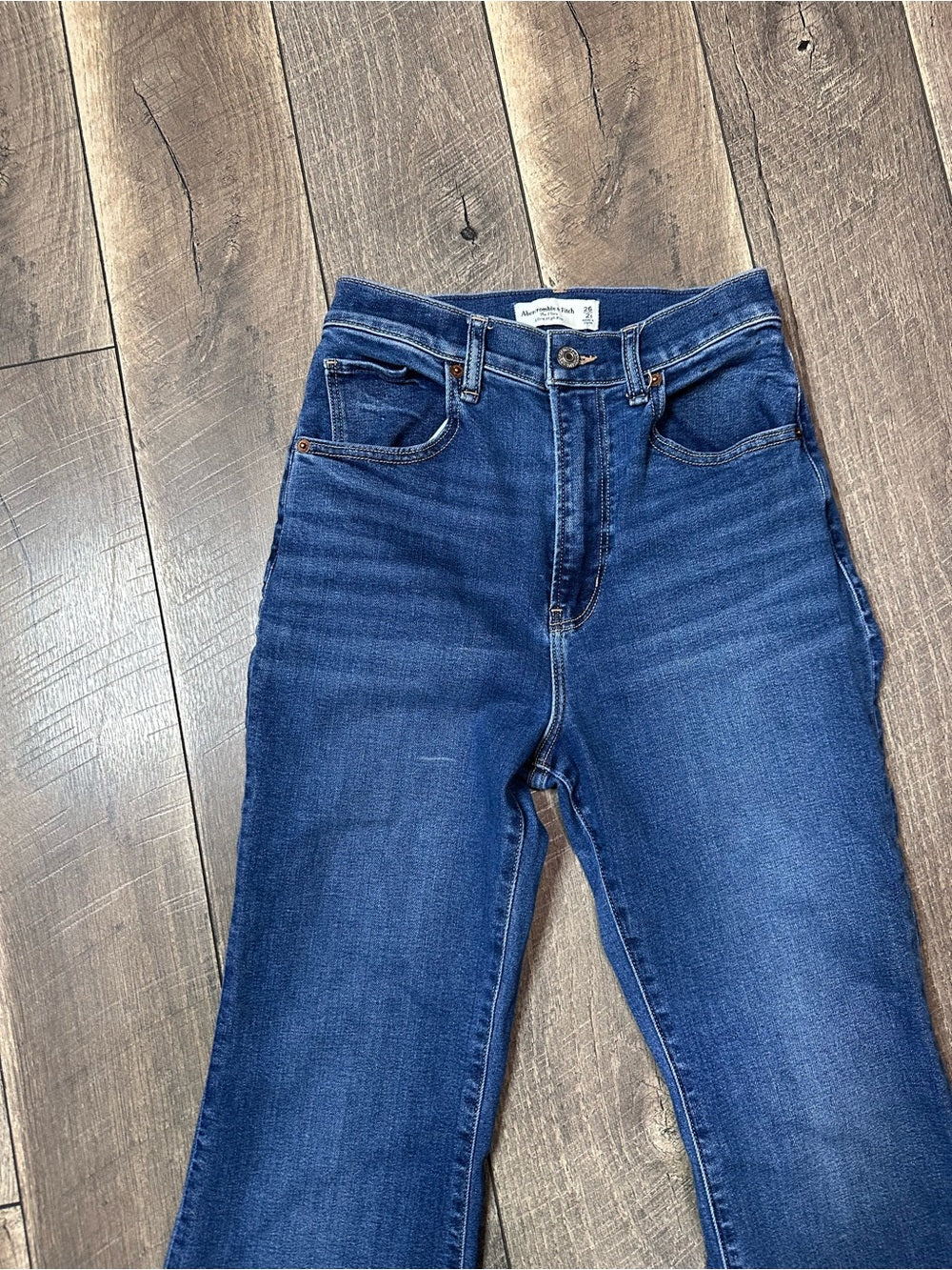 Abercrombie & Fitch Curve Love The Flare Ultra Hi Rise Jeans