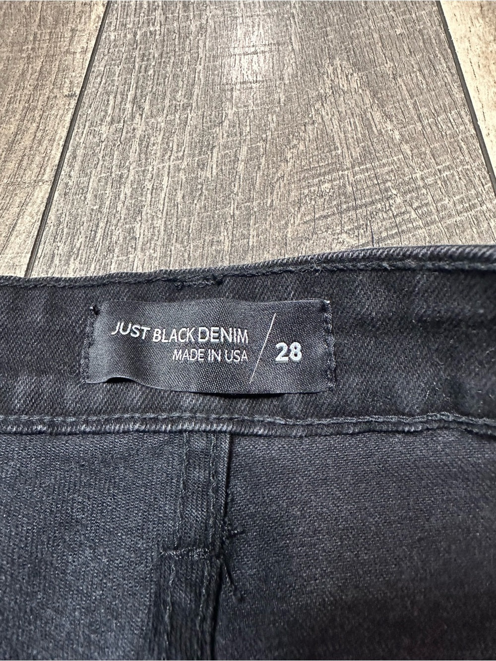 Just Black Straight Leg Denim Jeans