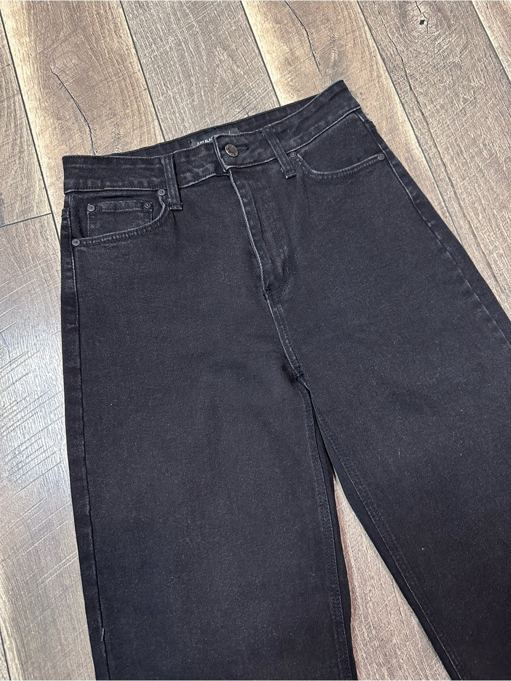 Just Black Straight Leg Denim Jeans