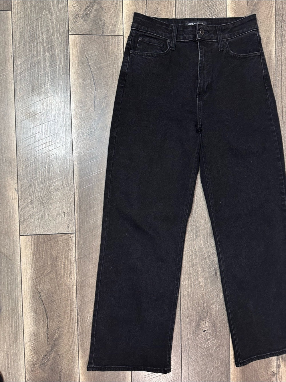 Just Black Straight Leg Denim Jeans