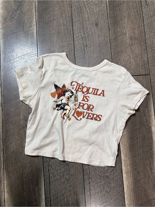 Girl Dangerous Crop Tee