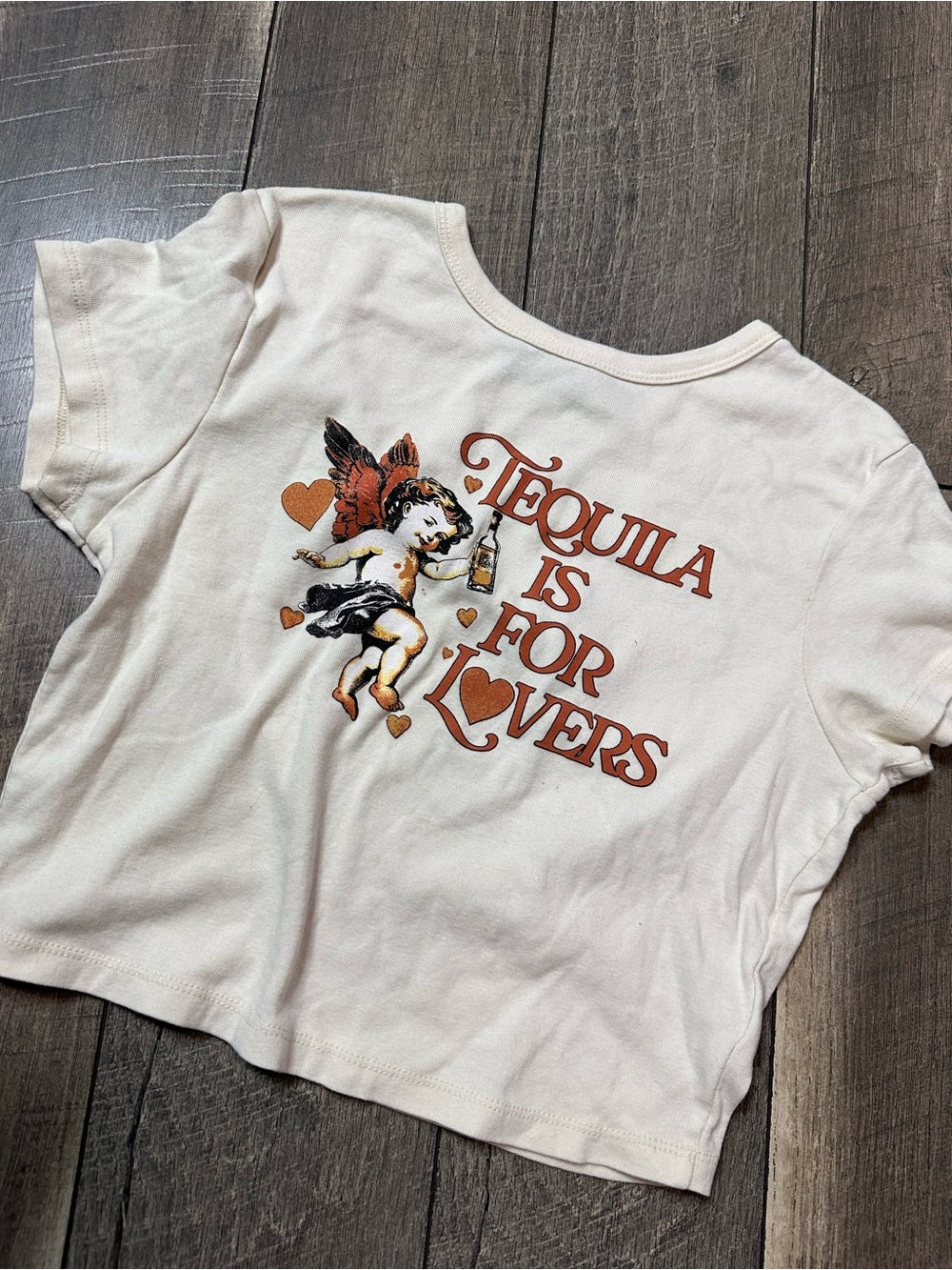 Girl Dangerous Crop Tee